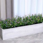 Hàng rào hoa đá giả